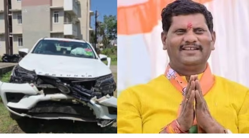 Rajgarh: BJP MLA's car hits bike rider, father killed, son injured