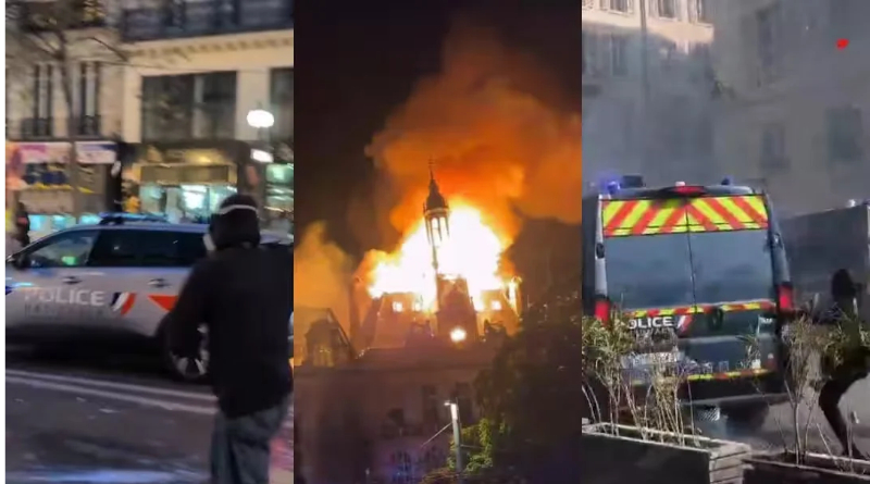 France is burning again, 500,000 people have taken to the streets, 1,200 have been arrested so far.