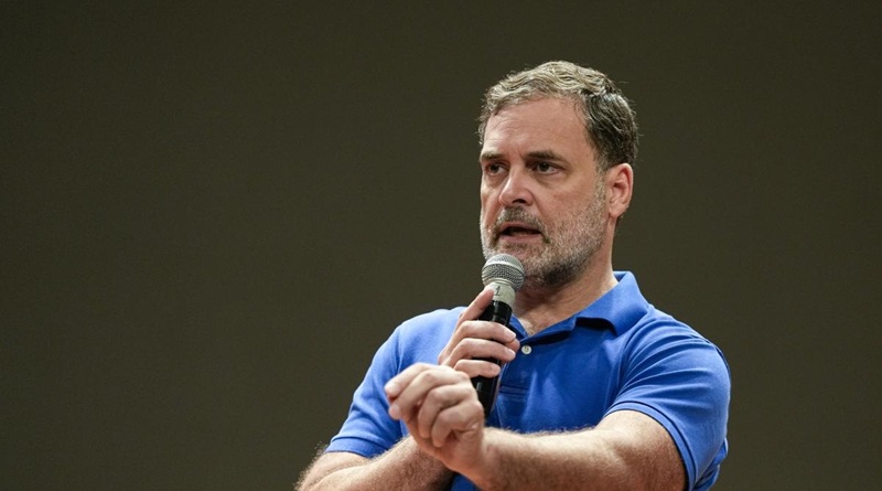 Rahul Gandhi called the education system a "boycott system," saying, "Money, power..."