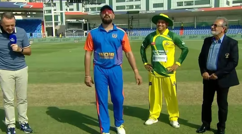 6,6,6,6,6,6... Yuvraj Singh hits 6 sixes as India beat Australia by 46 runs.